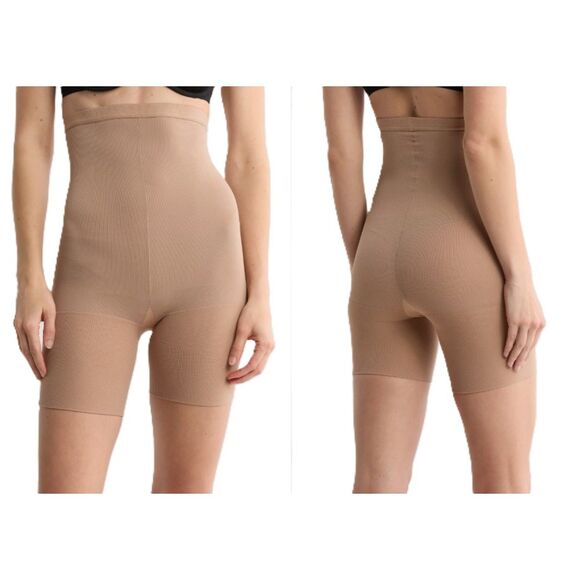 ASSETS by Sara Blakely Other - ASSETS by Spanx Hi-Waisted Mid-Thigh Shaper in Nude - Size 4 - New in box
